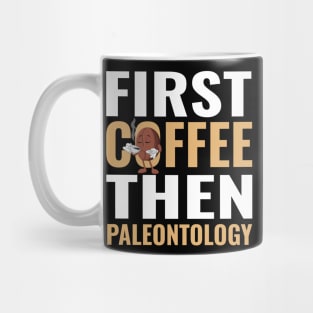 Paleontologist Paleontology Coffee Fathers Day Gift Funny Retro Vintage Mug